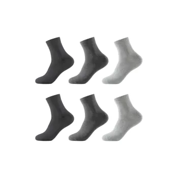 INVISIBLE Mid-Calf Socks Unisex 6 Pack