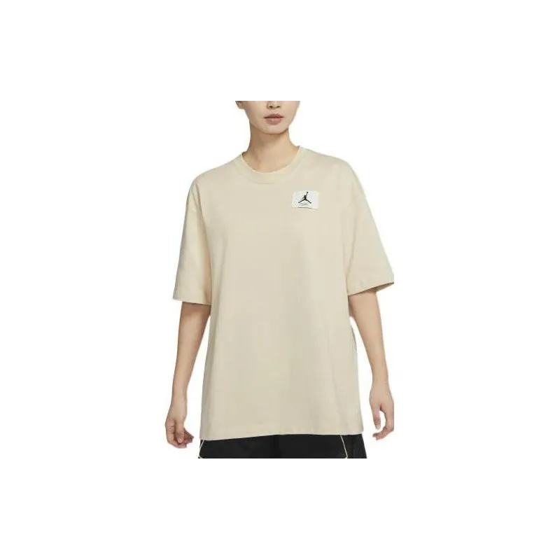 Jordan T Shirts Women's Beach Yellow-2