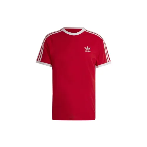 Adidas Originals ADICOLOR CLASSICS 3-STRIPES T-Shirts Men Red