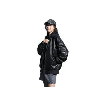 MKZA Leather Jackets Unisex Black