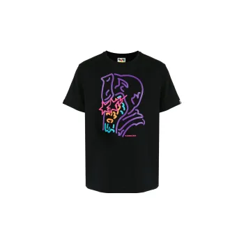 A BATHING APE Neon Sign General Tee