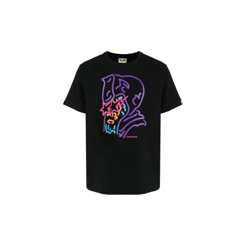 A BATHING APE Neon Sign General Tee