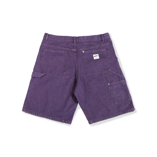 BURNIN Denim Shorts Unisex Purple