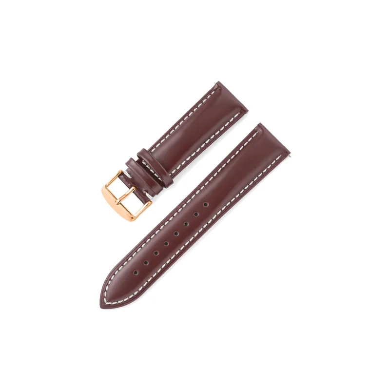 Dasuo Watch Band New Year Shell Cordovan Strap Unisex-7