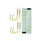 Haixi Barbless Hooks[3+0.4/0.6 Thread, 20 Pairs Each]