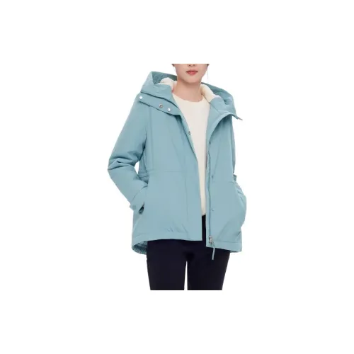 AIGLE Puffer Jackets Women's Light Sky Blue