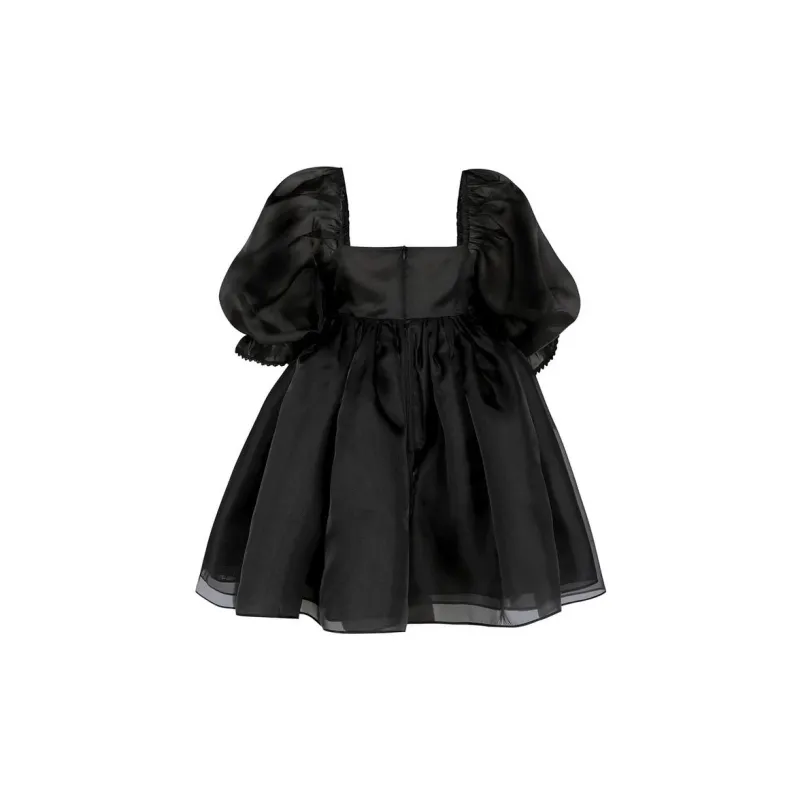 Selkie Short-Sleeved Dresses Women's Black-1