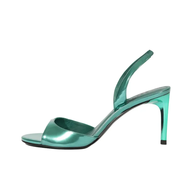 Schutz Scarletts Strap Sandals 8.1cm Women's Green-0
