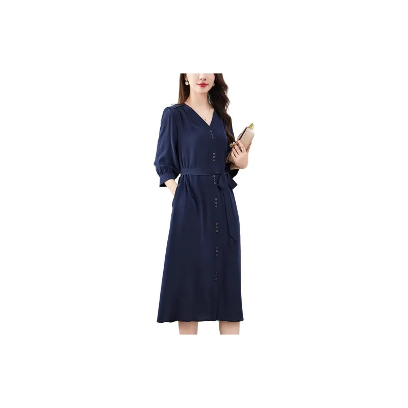 To The West Long Sleeved Dresses Women's-1