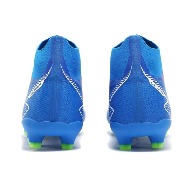 PUMA Ultra Match+ Laceless FG/AG 'Ultra Blue White Green'-3