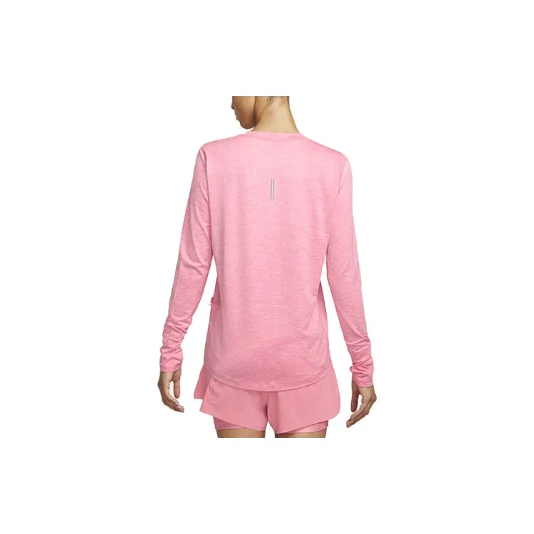 Nike T Shirts Women's Coral Pink-1