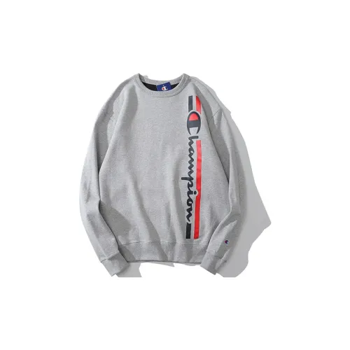 Champion Sweatshirts Unisex Light Gray