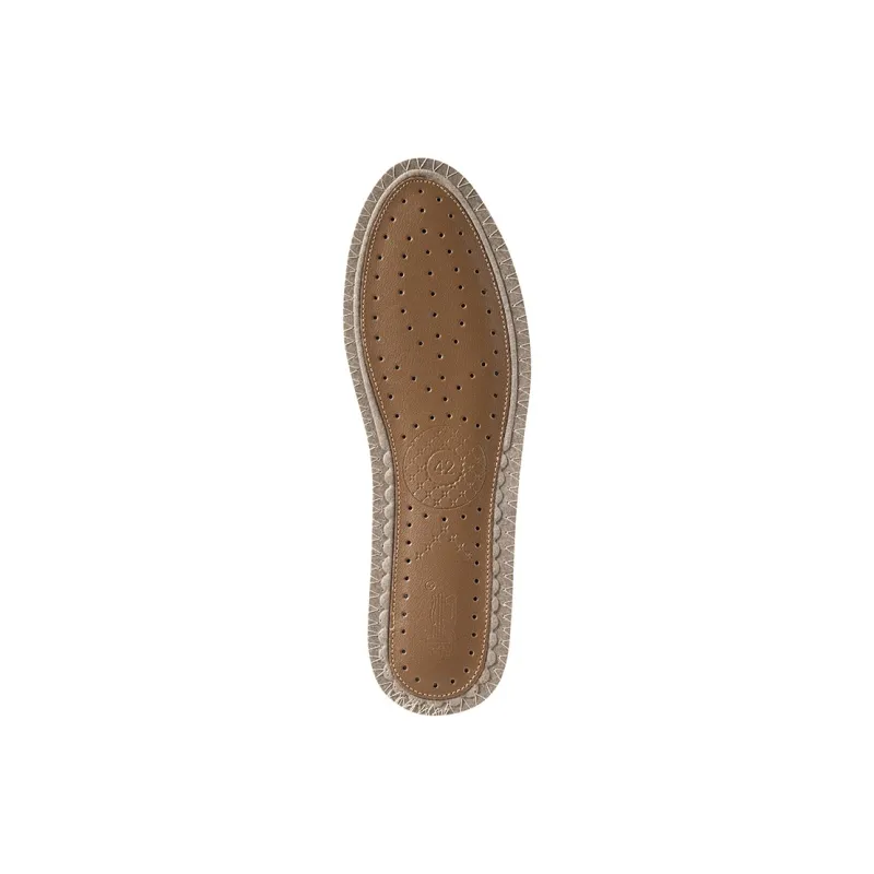 Step Cloud Synthetic Cow Leather Breathable Material Skin Friendly Fiber Fabric Insoles Men's-1