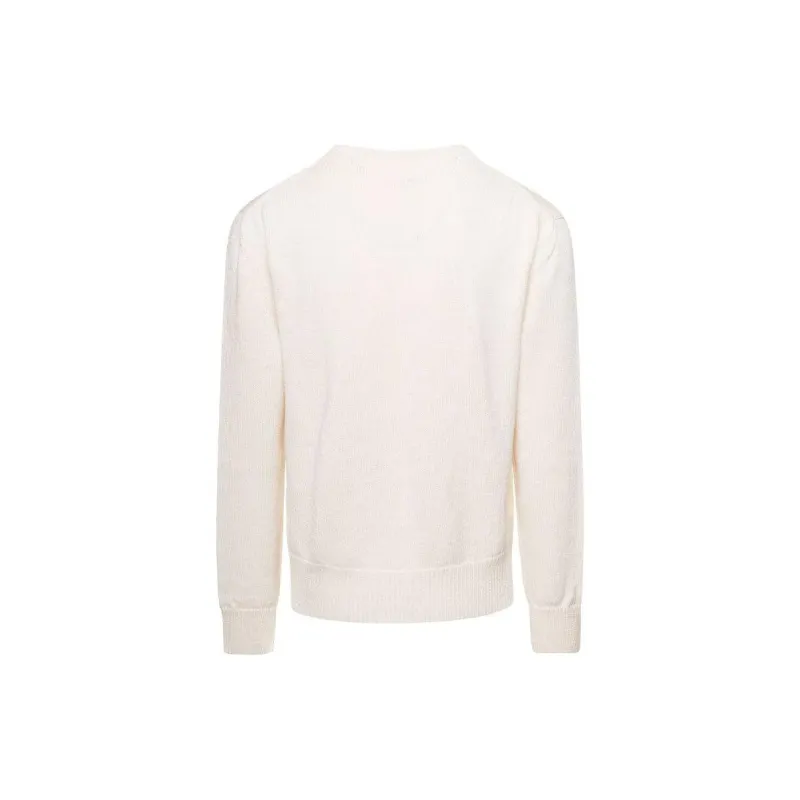JIL SANDER Long Sleeved Crewneck Knitted Jumper-1