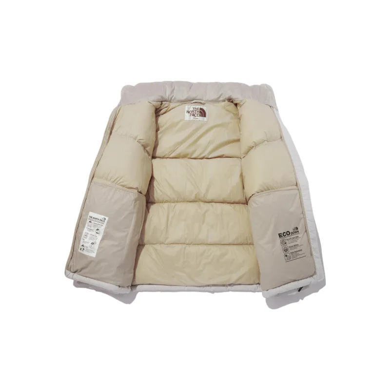 THE NORTH FACE Down Jacket Unisex Gray White-2