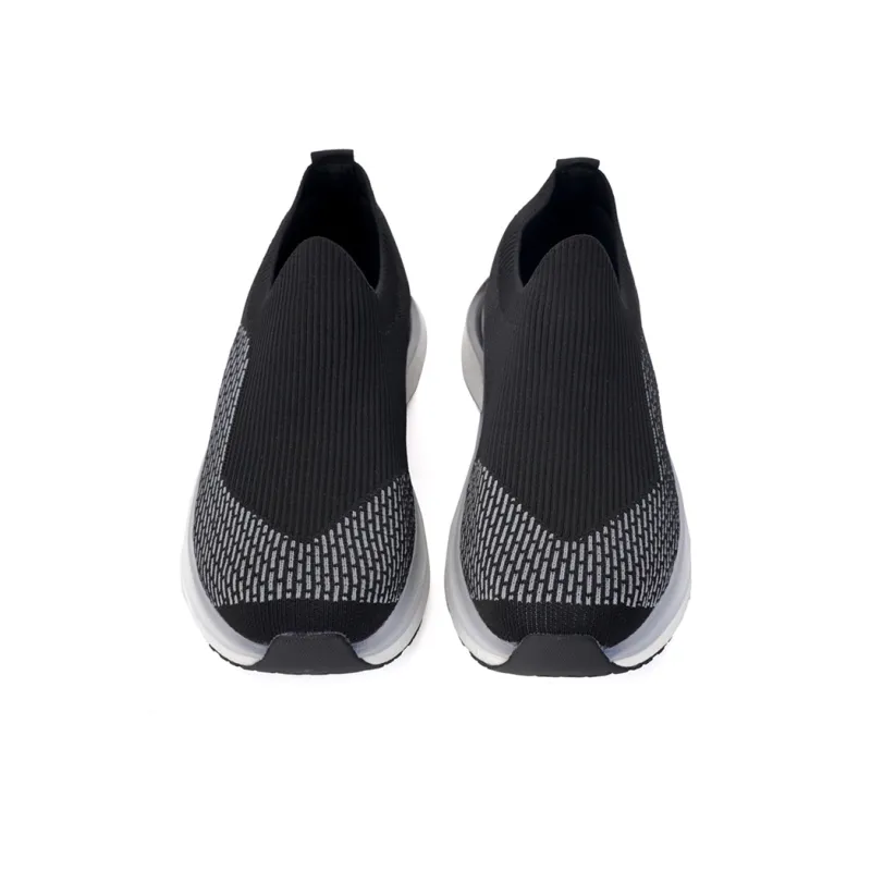 VOIT Anti Slip Wear Resistant Low Top Casual Shoes Unisex Black-3