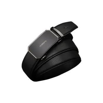 MILLIE'S Automatic Buckle Belt For Business Casual Pants Trendy And Chic Leather Belts Men's 3.5cm