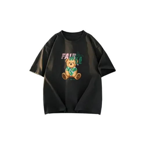 Teddy Zoo X FAIRWHALE T-Shirts Women's Black