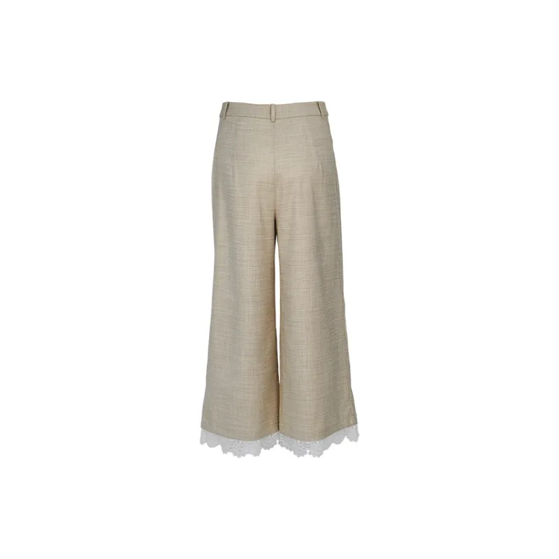ROSESTUDIOBYGUOPEI Casual Pants Women's Coffee-1