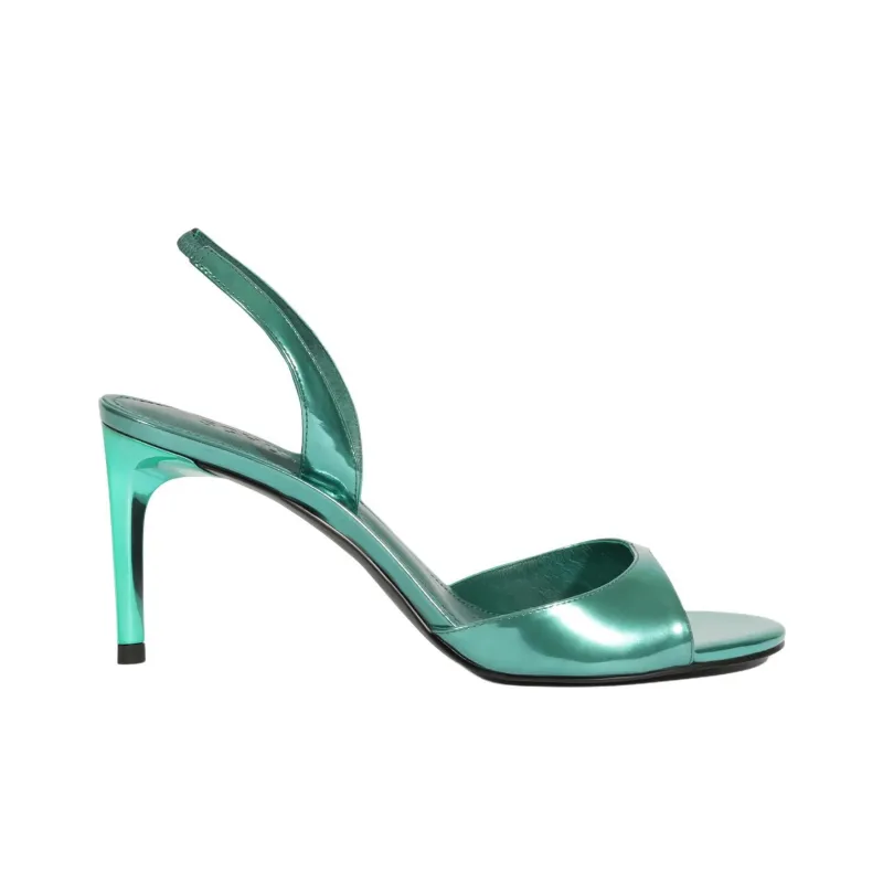 Schutz Scarletts Strap Sandals 8.1cm Women's Green-1