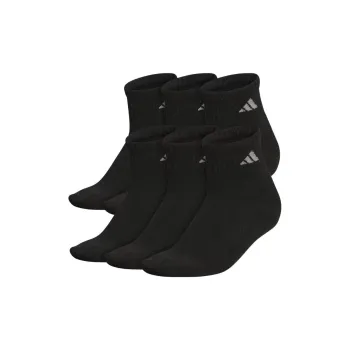Adidas Free Shipping With AdiClub Athletic Cushioned Quarter Socks 6 Pairs