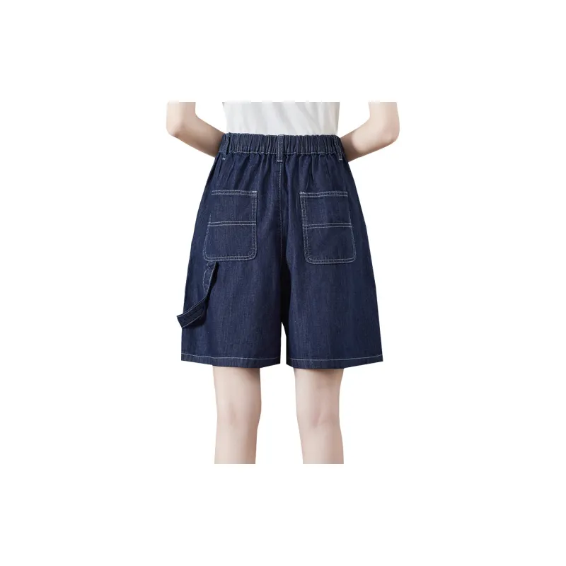 TOUCH Denim Shorts Women's Dark Blue-1