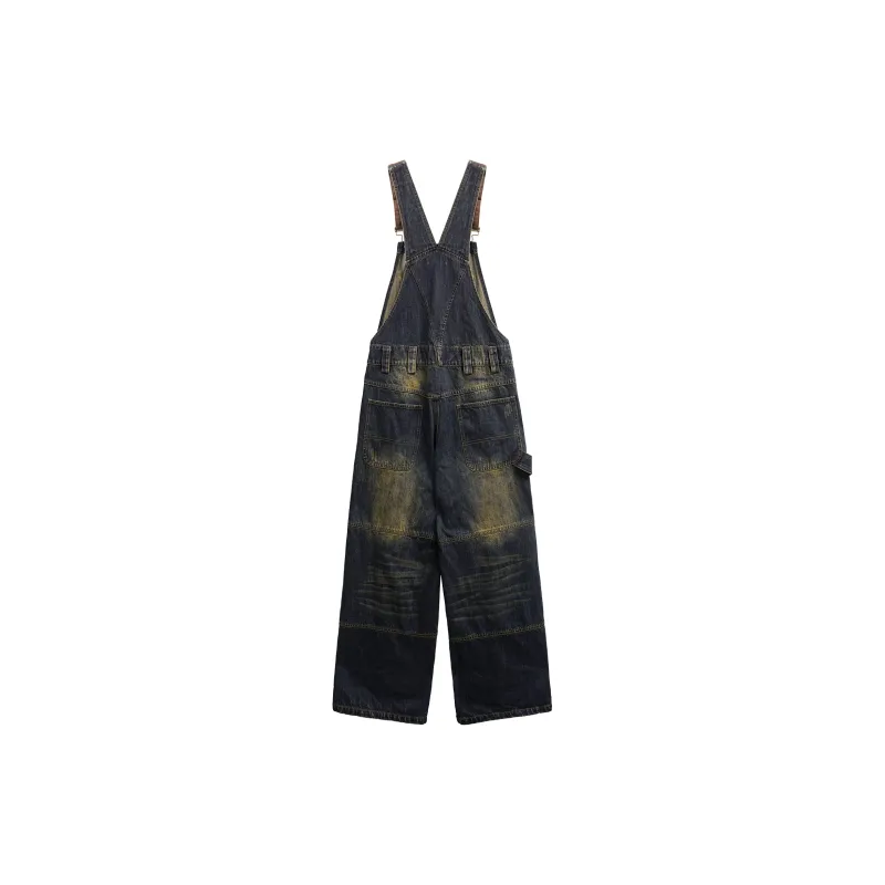 UNVESNO Overalls Women's Dark Blue-1