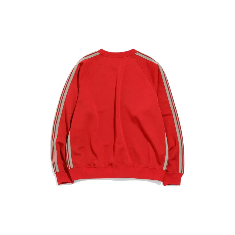 Needles Sweatshirts Unisex Red-1