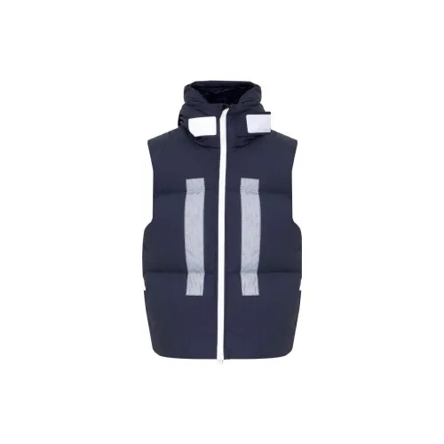 STONE ISLAND Vests Men Navy Blue