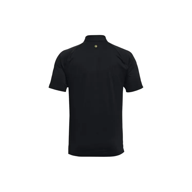 Under Armour RUSH Polo Shirt Men's Black-1