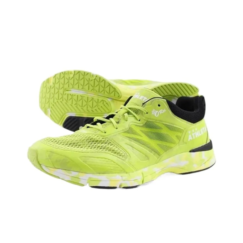 ATHLETA Cushioning Lightweight Low Top Running Shoes Men's Green-2