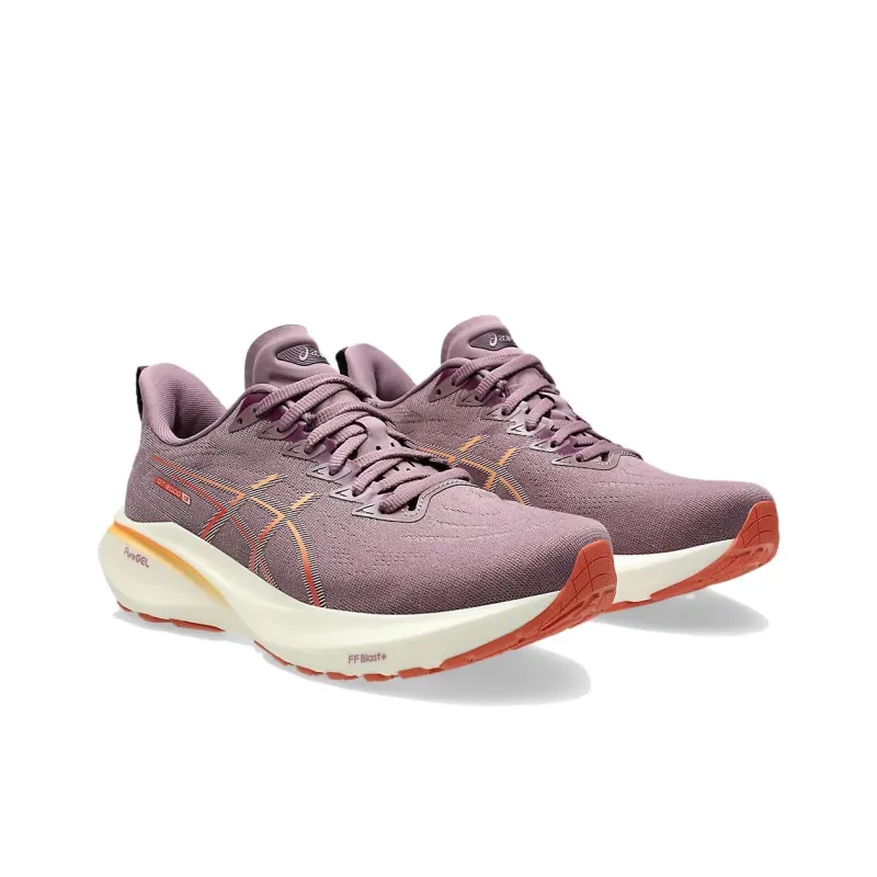 Asics Anti Slip Wear Resistant Low Top Running Shoes Women's Light Purple-2