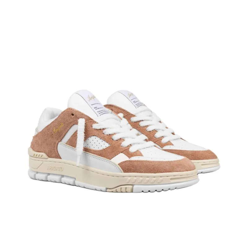 Axel Arigato Area Lo Low Top Skateboard Shoes Men's White Brown-2