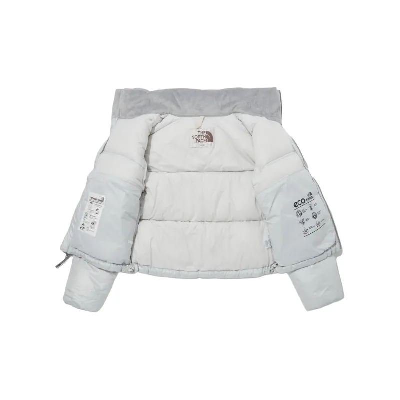THE NORTH FACE W'S Novelty Nuptse Rds Down Jacket Gray Korea Version-2