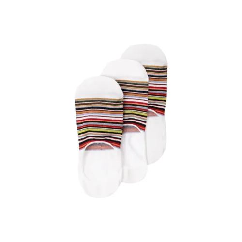 Paul Smith No-Show Socks Men's 3 Pack White