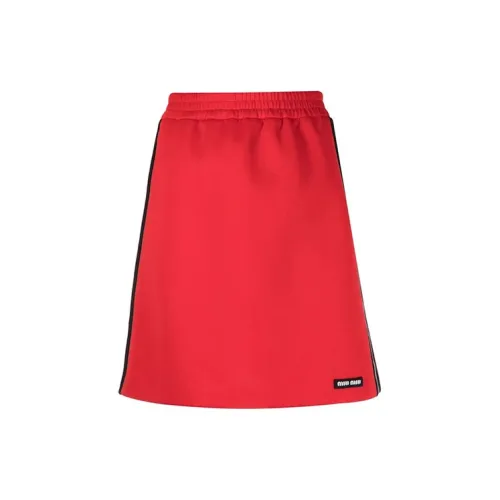 MIU MIU SS21 Casual Short Skirts Women's Red