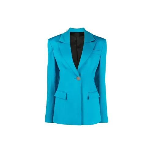 The Attico Single-breasted Virgin-wool Blazer