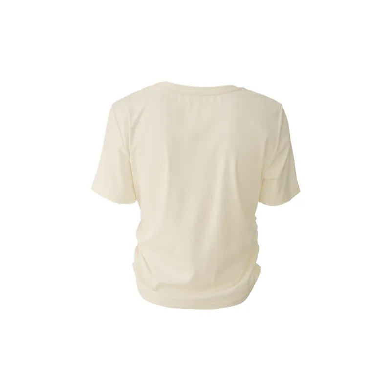 YALIDA T Shirts Women's Beige-1