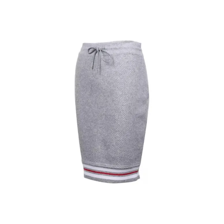 THOM BROWNE Casual Long Skirts Women's Gray-3