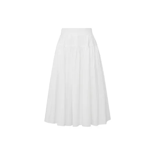 D'zzit Casual Long Skirts Women's White