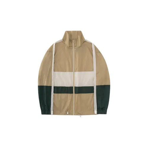 EARL JOEL Jackets Unisex Green Khaki