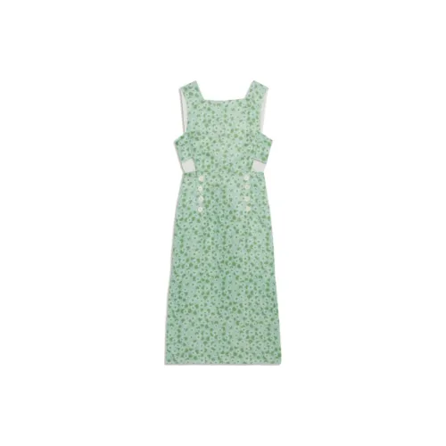 Sandro Sleeveless Dresses Women's Green