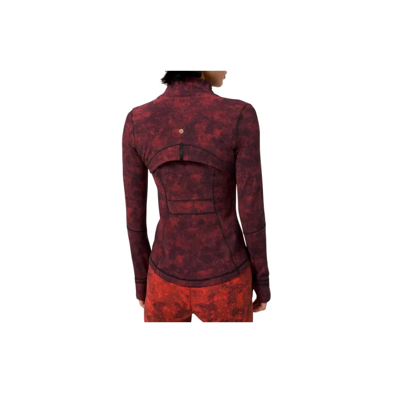 Lululemon Define Jackets Coats Women's Dark Red Mixed Color-1