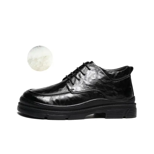 CHINT Dress Shoes Men High-Top Black