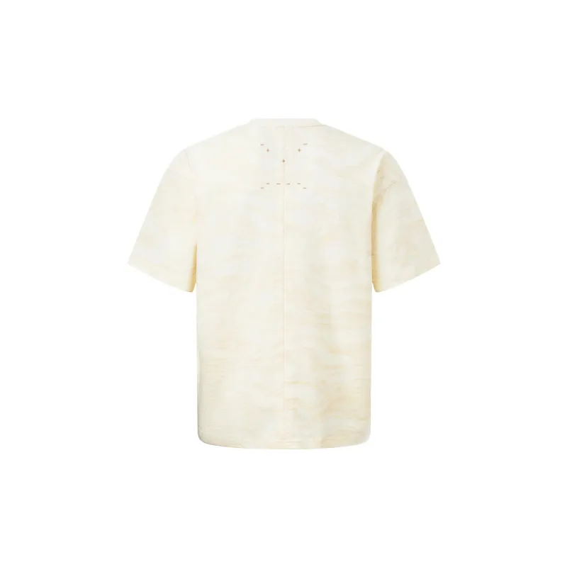 LiNing Li Ning X Jackie Chan Co branded Kung Fu Series T Shirts Unisex Papyrus White-1