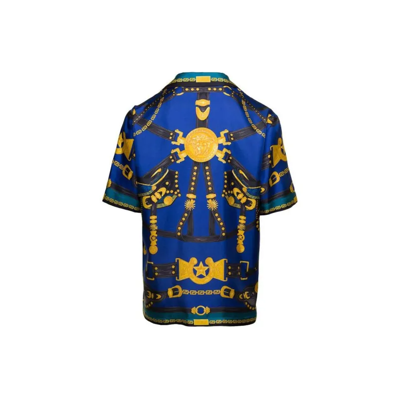 VERSACE Shirts Men Blue-1