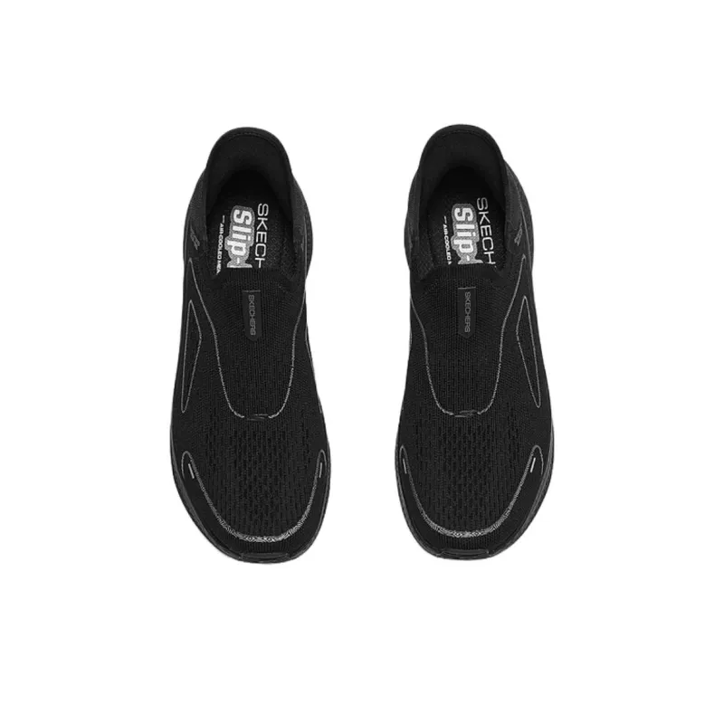 Skechers MEN'S GO Street Cool Movement Anti Slip Wear Resistant Low Top Casual Shoes Men's Black-2
