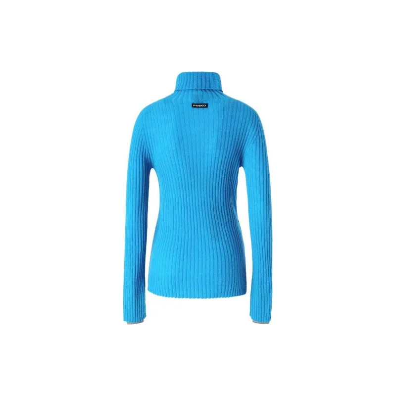PINKO Kanaani Roll Neck Ribbed Jumper-1