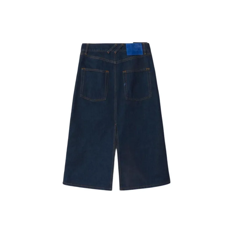 Burberry SS24 Denim Long Skirt Women's Indigo-1