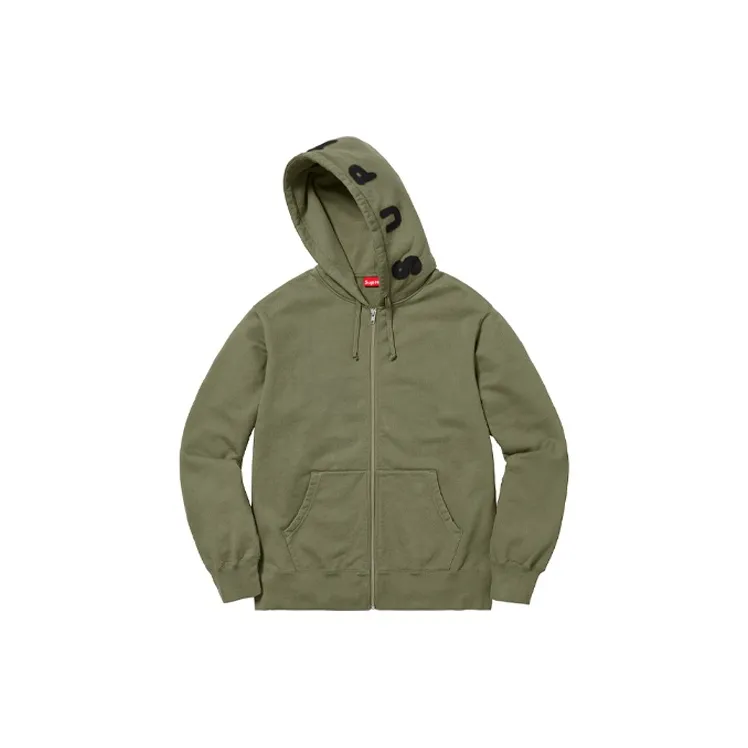 Supreme Bone Zip Up Sweatshirt-2